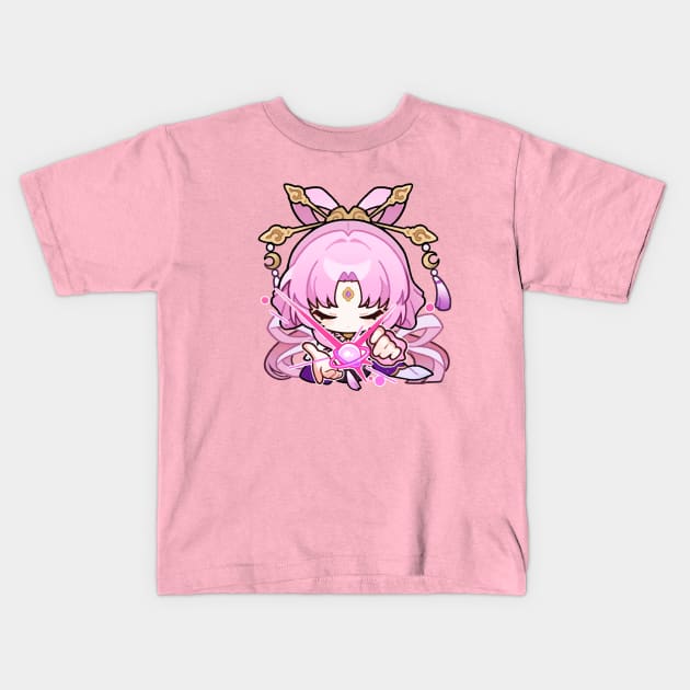 Honkai Star Rail Chibi Fu Xuan Kids T-Shirt by HoyoStan